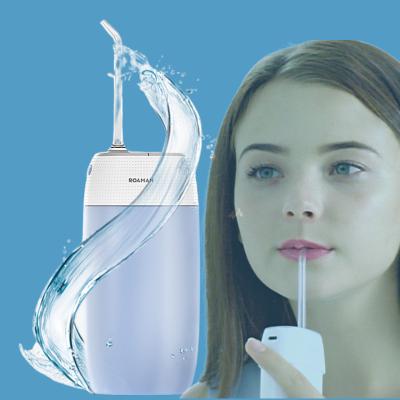 China 2022 New Arrival Outdoor Teeth Whitening Oral Water Flosser OEM Irrigator Waterproof 120ml Dental Teeth Flosser for sale