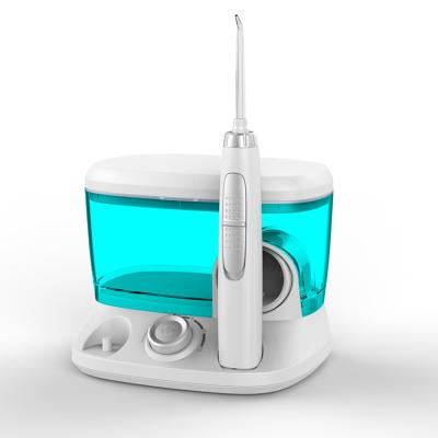 China 2022 Hot Selling Air Jet Dental Oral Irrigator Wireless Countertop Water Flosser Battery Operated for sale