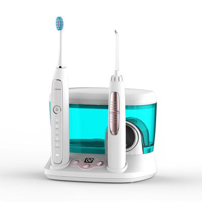 China Hotel Teeth High Pressure Cleaner Dental Oral Care Water Flosser With Electric Toothbrush for sale