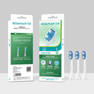 China Hotel Sonic Toothbrush Heads Sonic Toothbrush Electric Toothbrush Replaceable Main Heads For Roaman for sale