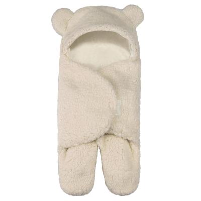 China Antibacterial Ultra Soft Plush Fleece Newborn Boys Girls Clothes Sleeping Bag Nursery Envelope Wraps for sale