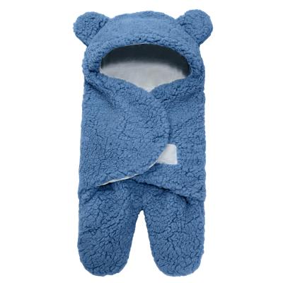 China Hot Sale Antibacterial Legs Baby Soft Warm Separate Sleeping Bags Shear Deep Wrap Blankets For Newborn for sale