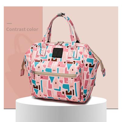 China Diaper Diaper Bag Waterproof Baby Mummy Bag Light Weight Travel Multifunction Bag for sale