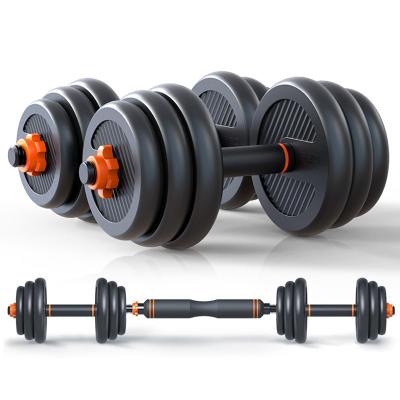 China Super Hot Home Use Workout Workout Set Dumbbell Kettlebell Barbell Push Rack Set 6 in 1 Set Gym Equipment for sale