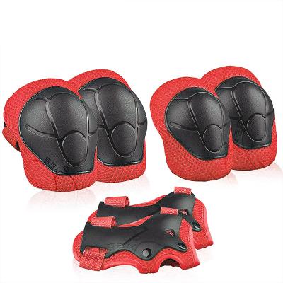 China 6PCS Kids Adjustable Breathable Adjustable Sports Elasticity Protective Gear Set For Guard Recycling Pad Set Roller Skating Safety Support Equipment for sale