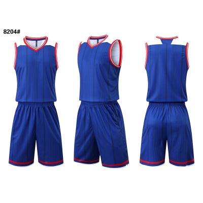 China New Style Breathable Polyester Wholesale Basketball Uniform Tank Tops for sale