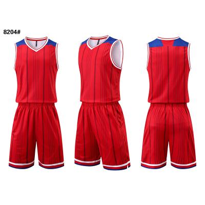 China New Design Breathable Thai Quality Sublimation Blank Basketball Uniform for sale