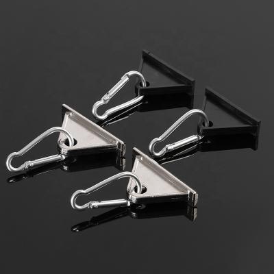 China Black Nylon Anti Rust Accessory Parts Triangle Buckle Slide Movable Hanging Hook for sale