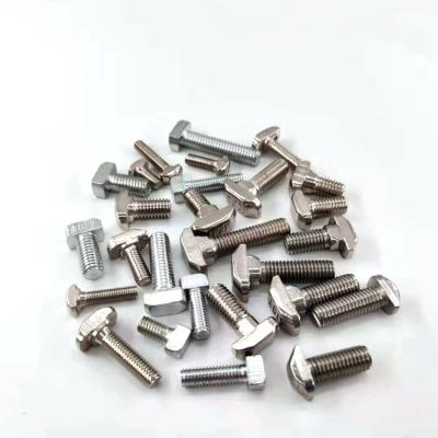 China European Standard m8 T Type Steel GB Bolt T Type Screw Hammer Head Bolt Special Fittings For Aluminum Profile for sale