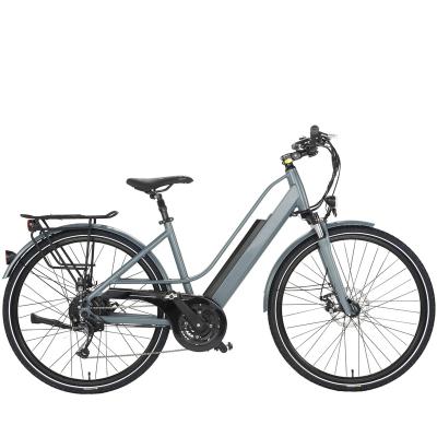 China New Style 36v 250w Aluminum Alloy Electric City Bike 32Km/h Electric Scooter With Front And Rear Shimano Derailleur E Bike for sale