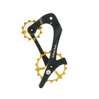 China Aluminum Alloy Aluminum Oversize Ceramic Pulley Wheel Guide KACTUS 18TSR-X Rear Derailleur Fit For 10speed 11s SRAM X1 X01 XX1 GX NX for sale