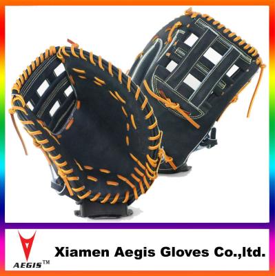 China Grade A Cowhide Baseball Glove , First Base Custom Gloves Color H Web for sale