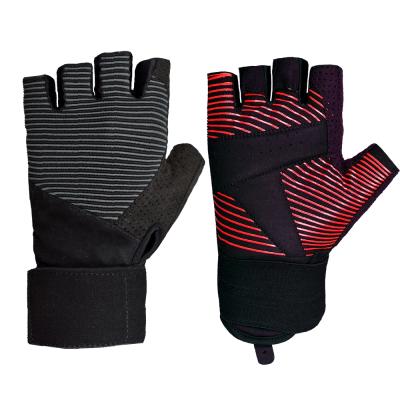 China Non-slip Padded Half Finger Gym Fitness Gloves Male Breathable Gym Gloves for sale