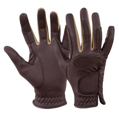 China Leather Cloth Gloves Ladies Riding Gloves Leather Equestrian Leather for sale