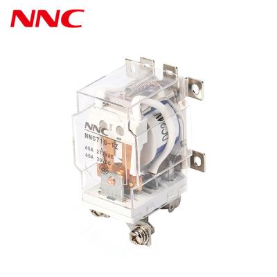 China Clion HHC Power Relay NNC71G-1Z (JQX-60F) 60A electromagnetic spdt relay dc12v 24v ac 220v en venta