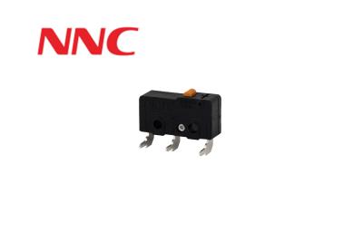 China NNC Push Button Microswitch NS-5D1P with left bend Terminal Pin Plunger Microswitch for sale