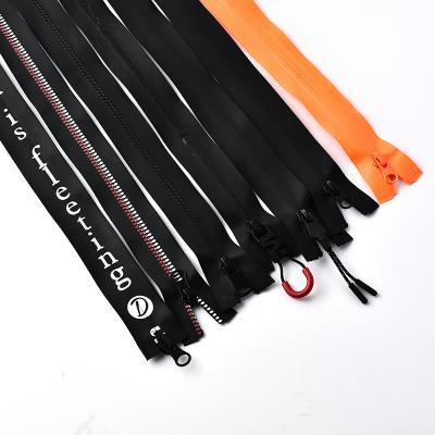 China Custom Waterproof Auto Lock Length 5# Open End Wear Resistant Nylon Zipper Tape for sale