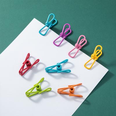 China Living Room Chip Clip Practical PVC Coated Steel Clip Suitable For Food Packaging Chip Bag Clothes for sale