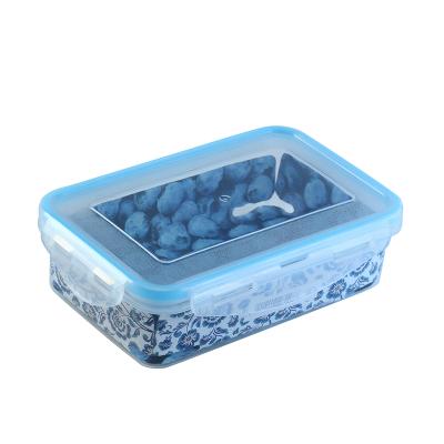 China Food Grade Eco Friendly Microwavable Airtight Microwave Prep Keeper PP Food Safe Plastic Storage Container With Lids for sale