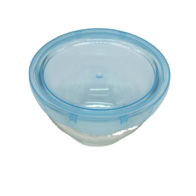 China Various Sustainable Factory Manufacture High BorosilicateHigh Borosilicate Glass With Lid 800ml PP Glass Containers Food for sale