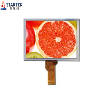 China Shenzhen startek 162*121.5 mm 8 inch 800*600 RGB square screen 8 screen 4:3 tft lcd module touch lcd screen display for sale