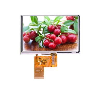 China 5.0 Inch Touch RTP IPS TFT LCD Screen Display Panel 800*480, ILI5960/ILI6122, 16/18/24 Bit RGB Interface, High Brightness 5.0 Inch for sale