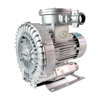 China 1HP Blower Industrial Pump Blower 0.75KW380v High Pressure Hot Explosion Proof Blower for sale