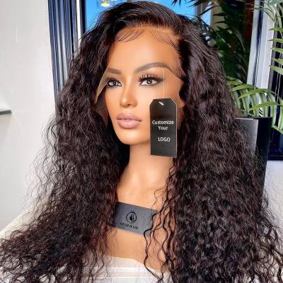 China Manufacturer 360 Curly Hair Peruvian Lace Front Wig Swiss Lace Front Wigs Lace Front Wig Custom Logo Boxed Virgin Human Hair Unprocessed for sale