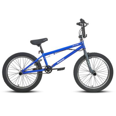 China BMX JOYKIE kids youth cycle bicicleta flat dirt blue white black stunt bmx 20 inch freestyle bmx bike for sale