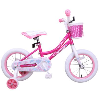 China Professional Angel Girls Bicycle JOYKIE Manufacturer 12 14 16 18 Inch Girls Bike Kids Bike For 2 To 9 Years Child With Doll Seat for sale