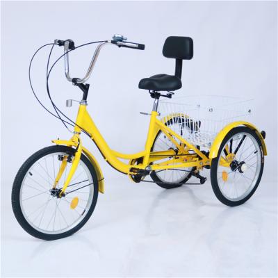 China Large Tricycle Three Wheel Tricycle Bicycle 3 Wheel Adult Cheap Cargo Adult Trike Bike for sale