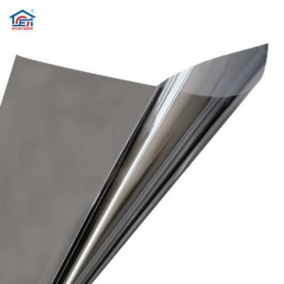 China Black Self Adhesive Window Glass Modern Design PET Decorative Film for sale