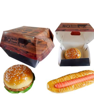 China Recycled Materials Food Packaging Lunch Box Container Disposable Fast Food Parcel Box Take Away Food Container for sale