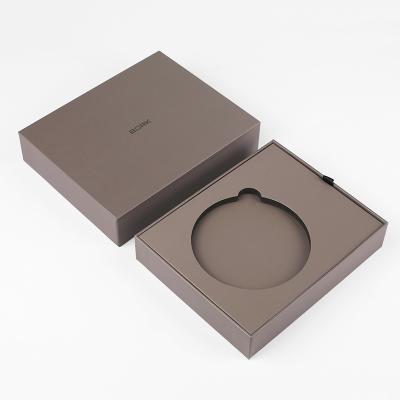 China Recyclable Custom Small Lift-off Lid Shoulder Neck Lid And Base Boxes Gift Package 2 Pieces Rigid Paper Box for sale