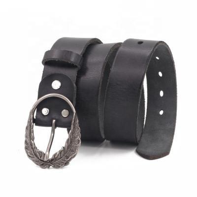 China New Arrival 2023 Vintage Custom Design Mens Lashing Genuine Leather Belts for sale