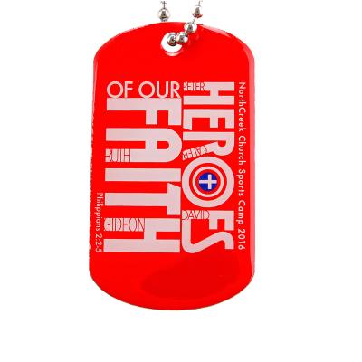 China Europe Pet Logo Customized Various Shape Promotional Engraved ABS Plastic Dog Tags For Collar for sale