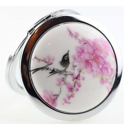 China Hot Sale Custom Mirror Lighted Pocket Mirror Compact Mirror for sale