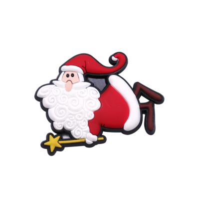 China Shape in Christmas Running Santa Claus Fridge Magnet for Decor for sale