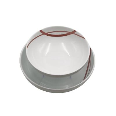 China Viable Modern Style Bowl Style Porcelain Dish Vertical Ramen Bowl for sale