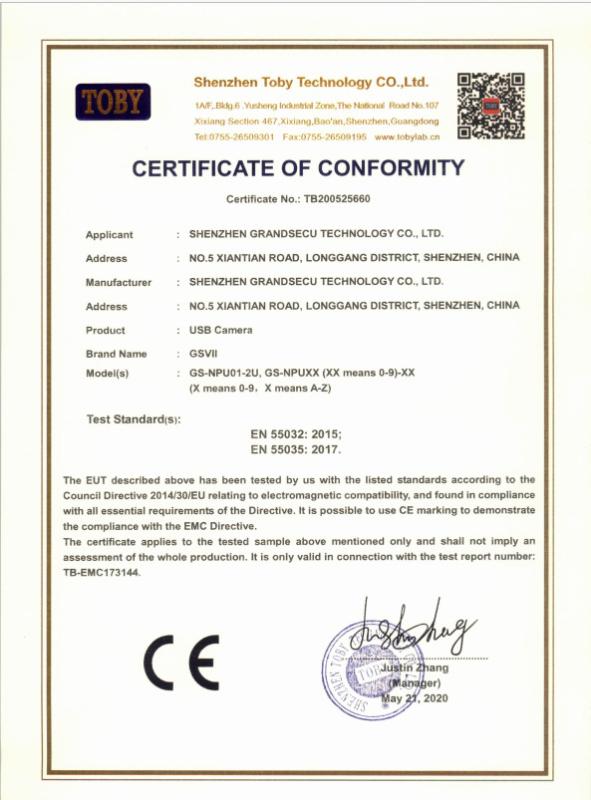 CE - Shenzhen General Technology Co., Ltd.