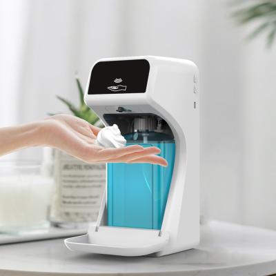 China Foam Soap Dispenser Customize Touchless Foaming Logo Liquid Alcohol Gel Hand Sanitizer Auto Foaming Soap Dispenser Plastic for sale