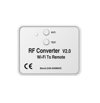 China Home Automation Learning Rolling Code Wireless Wide Frequency 240-930mhz Wifi To RF Converter for sale