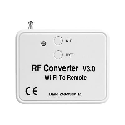 China Multi Frequency Compatible Rolling Code YET NEW Home Automation 240-930mhz DC5V Wifi To RF Converter for sale