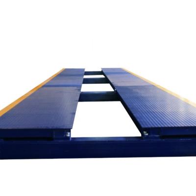 China Customized Q235 Steel Color Truck Scale Scs-80 Tons 3x16m Plate Bending Weighbridge for sale