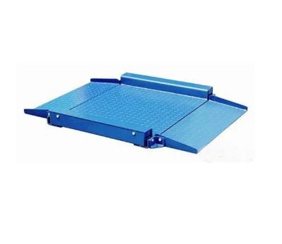 China Carbon Steel or 3 Ton Electronic Animal Weighing Scales Stainless Steel Platform/Cattle Scales with Ramp for Weighing Cow/Sheep/Horse for sale