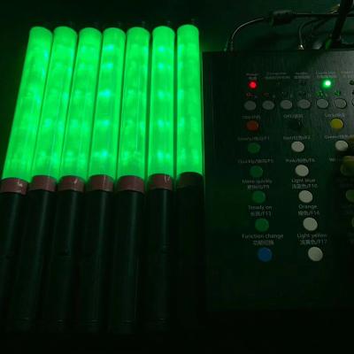 China Party Decoration Glow in the Dark LED Stick Bar Radio Control LED Light Remote Control Sticks Light Up Magic Wand for sale