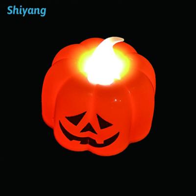 China Halloween Pumpkin Party New Supplies Halloween Lights Pumpkin Spider LED Candle Lights for sale