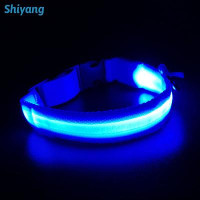 China DETACHED LED Dog Collar LED Security Light Glow in the Dark Pet Products for sale