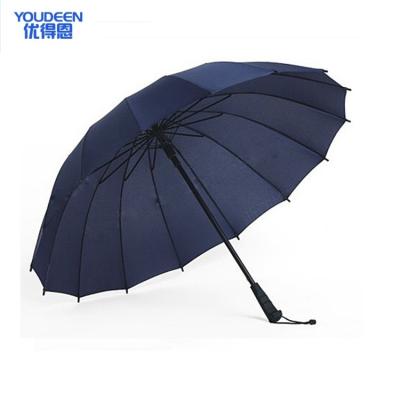 China Sun/Rain/Promotion/Event/Advertising With Logo Long Handle Straight Umbrella With Windproof Rain And Sun for sale