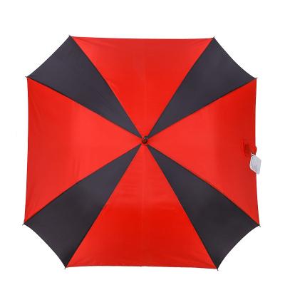 China Promotion Large Long Straight Automatic Open Manual Narrow Square Rain Umbrella Straight Umbrella With Automatic Open Function EVA Handle for sale